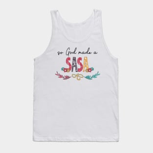 So God Made A Sasa Happy Mother's Day Tank Top